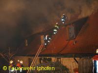 Wohnhausbrand in Mainbernheim