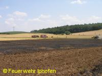 Stoppelackerbrand Willanzheim