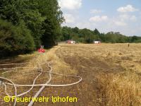 Getreideackerbrand bei Hoheim